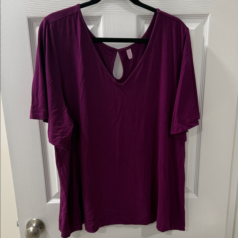 Betabrand Flow Reversible Top- Dark Iris